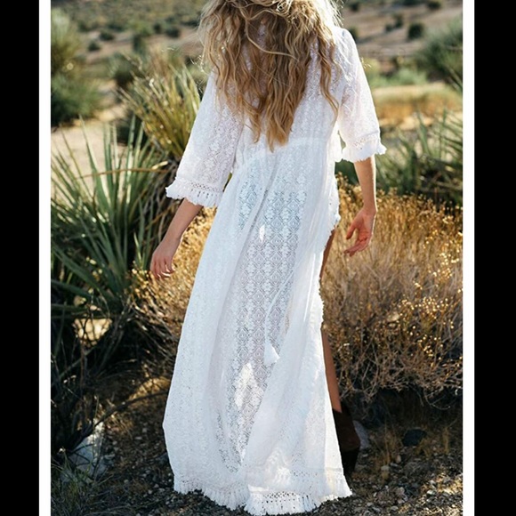 Tops - 🆕 Boho Style Crochet Lace Cardigan/Kimono